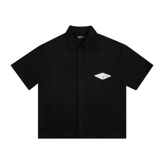 Society Canvas Shirt (Black)